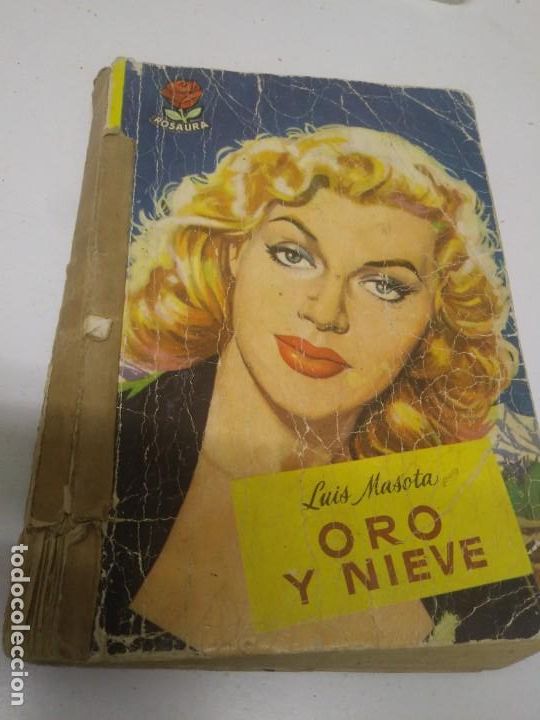 Coleccionismo de revistas y peri&oacute;dicos: Revista novela Rosaura A&ntilde;o 1957 ORO Y NIEVE Luis Masota