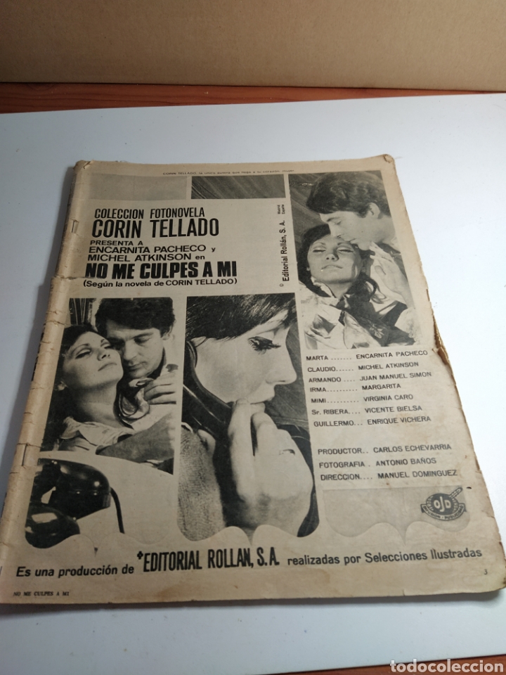Coleccionismo de Revistas y Peri&oacute;dicos: Corin tellado no me culpes a m&iacute;