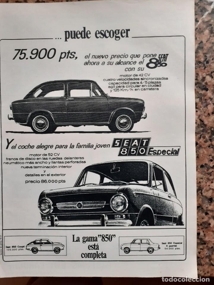 Coleccionismo de revistas y peri&oacute;dicos: anuncio seat 850