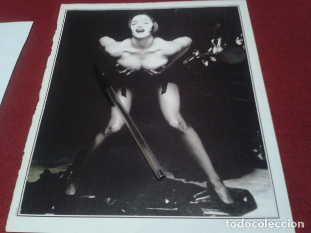 Coleccionismo de Revistas y Peri&oacute;dicos: P&Oacute;STER  FOTOGR&Aacute;FICO  A4 RECORTE DE PRENSA  (  MADONNA ) 2000