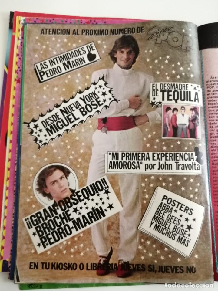 Coleccionismo de Revistas y Peri&oacute;dicos: Hojas publicidad Miguel Bose y Pedro Marin