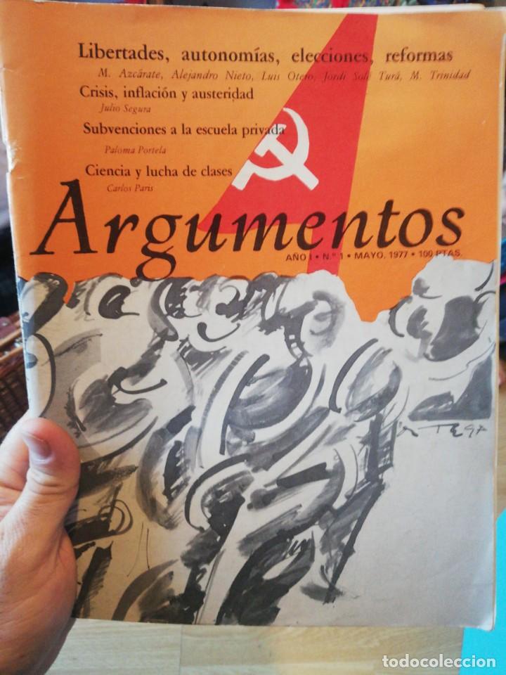 Sammeln von Zeitschriften und Zeitungen: Argumentos a&ntilde;o I. N. 1
