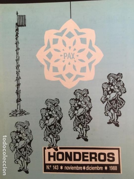 Coleccionismo de revistas y peri&oacute;dicos: REVISTA HONDEROS DE BALEARES, N&Uacute;MERO 143, NOVIEMBRE DICIEMBRE 1988