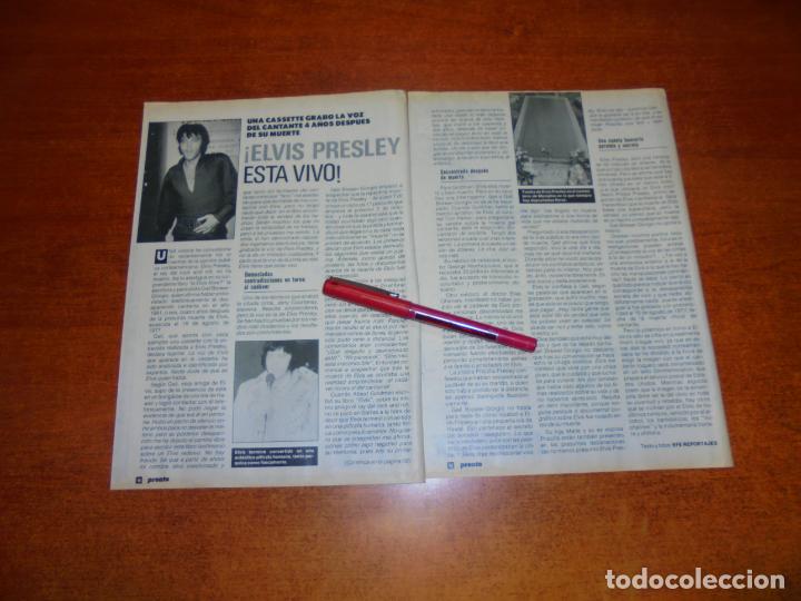 Coleccionismo de revistas y peri&oacute;dicos: CLIPPING 1988: ELVIS PRESLEY