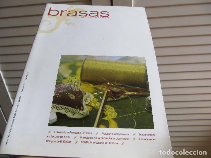 Coleccionismo de revistas y peri&oacute;dicos: BRASAS ARTESANAS 10-CENTRO REGIONAL DE ARTESANIA DE CASTILLA Y LEON
