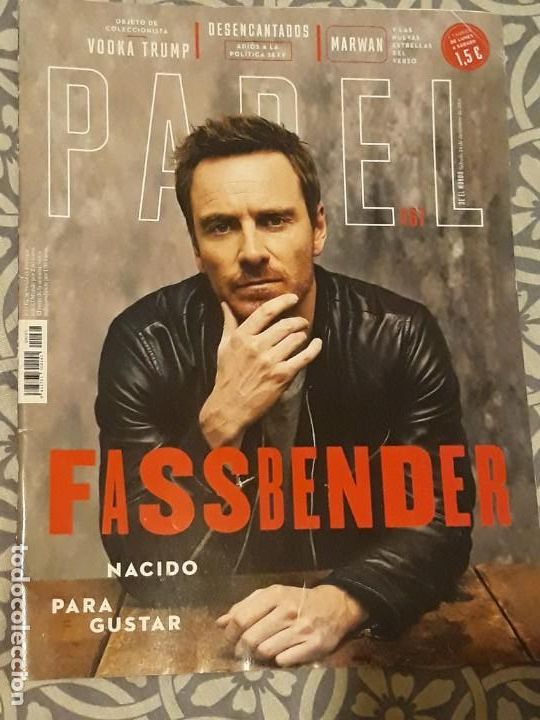 Collection Magazines and Newspapers: REVISTA PAPEL DE EL MUNDO N&ordm;67 FASSBENDER NACIDO PARA GUSTAR*