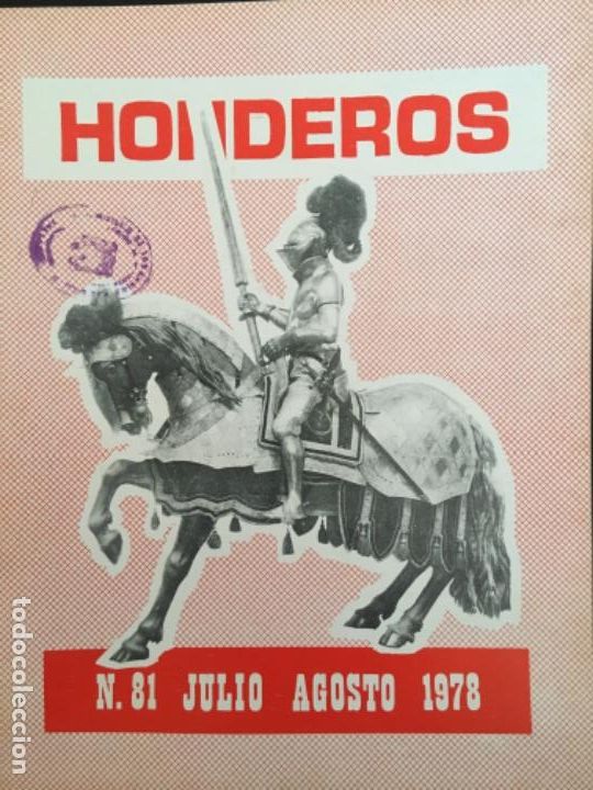 Coleccionismo de revistas y peri&oacute;dicos: REVISTA HONDEROS DE BALEARES, N&Uacute;MERO 81, JULIO AGOSTO 1978