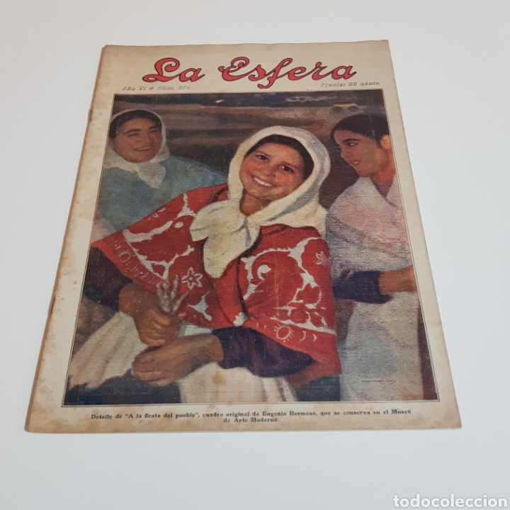 Collezionismo di Riviste e Giornali: LA ESFERA A&Ntilde;O VI N&deg; 274 MARZO 1919