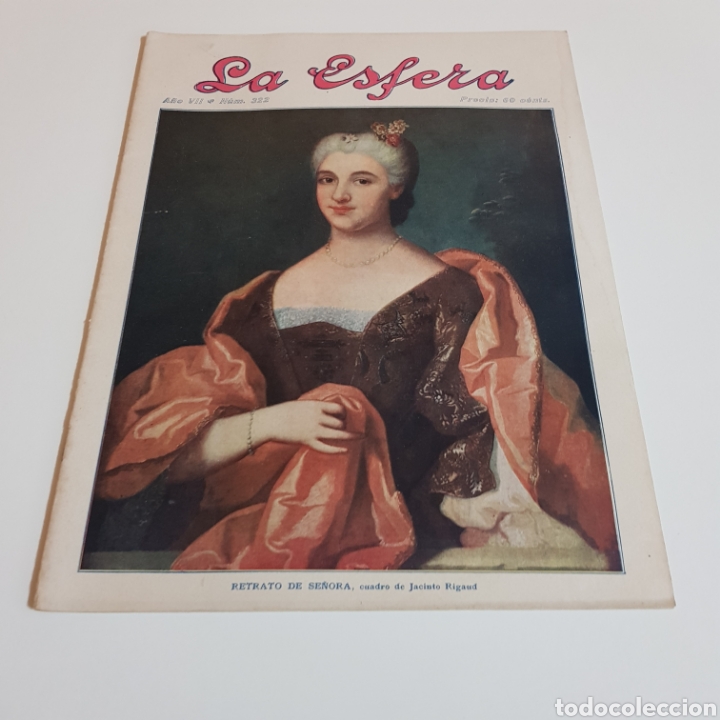 Sammeln von Zeitschriften und Zeitungen: LA ESFERA A&Ntilde;O VII N&deg; 322 MARZO 1920