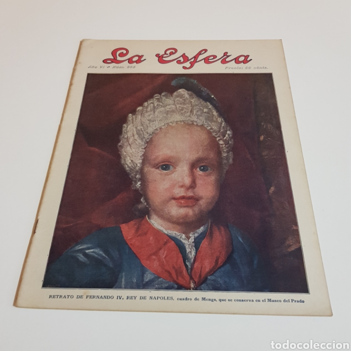 Sammeln von Zeitschriften und Zeitungen: LA ESFERA A&Ntilde;O VI N&deg; 295 AGOSTO 1919