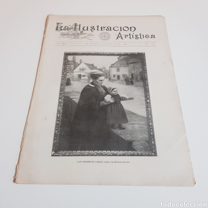 Collection Magazines and Newspapers: LA ILUSTRACION ARTISTICA 1912 SOCIEDAD FILARMONICA CORDOBESA CARNAVAL MADRID BARCELONA VALENCIA ...
