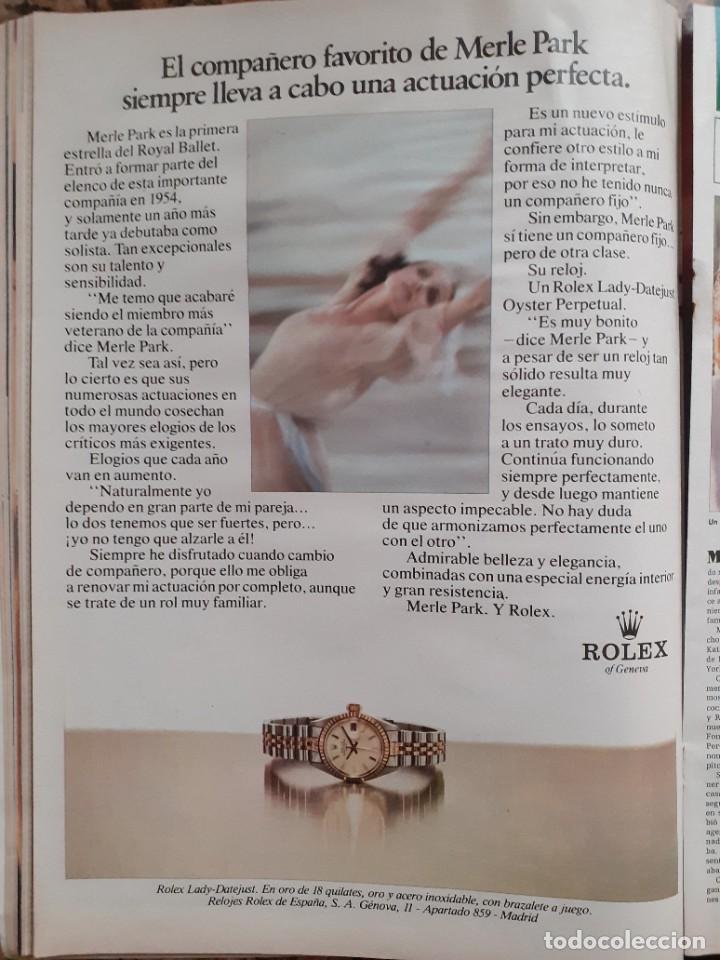 Collection Magazines and Newspapers: ANUNCIO ROLEX MERLE PARK
