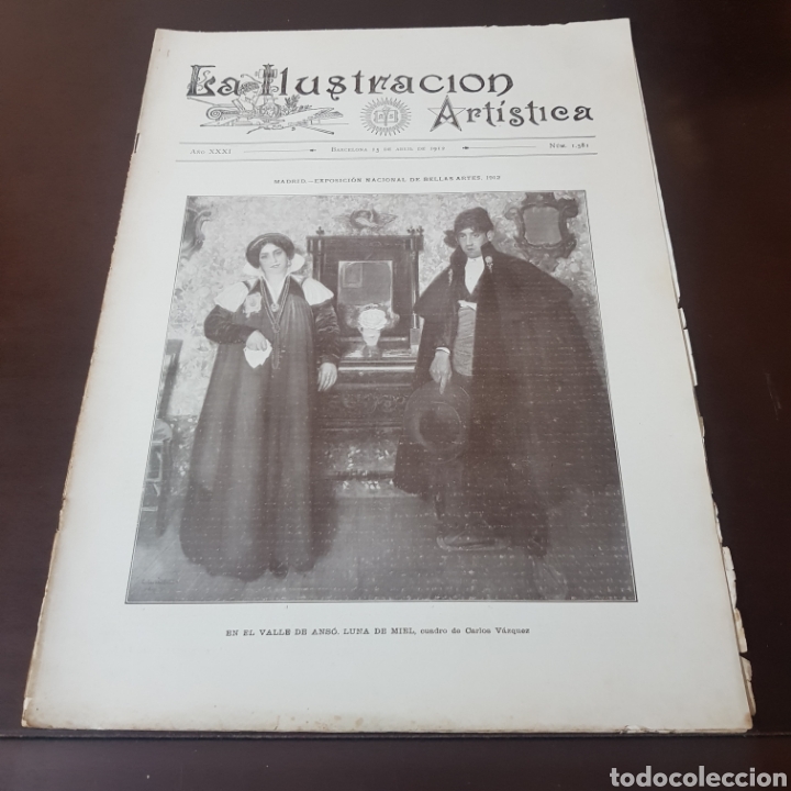 Collection Magazines and Newspapers: LA ILUSTRACION ARTISTICA 1912 - ORFEO TARRAGONI EN MADRID - NOTAS DE MELILLA