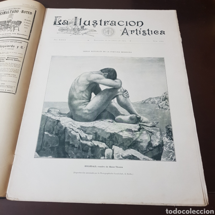 Collection Magazines and Newspapers: LA ILUSTRACION ARTISTICA - ENERO 1913 N&deg; 1621