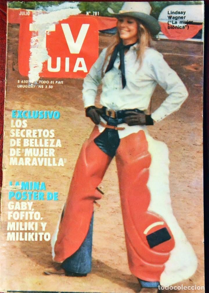 Coleccionismo de Revistas y Peri&oacute;dicos: LINDSAY WAGNER Bionic Woman JULIO IGLESIAS Wonder Woman Argentina MAGAZINE