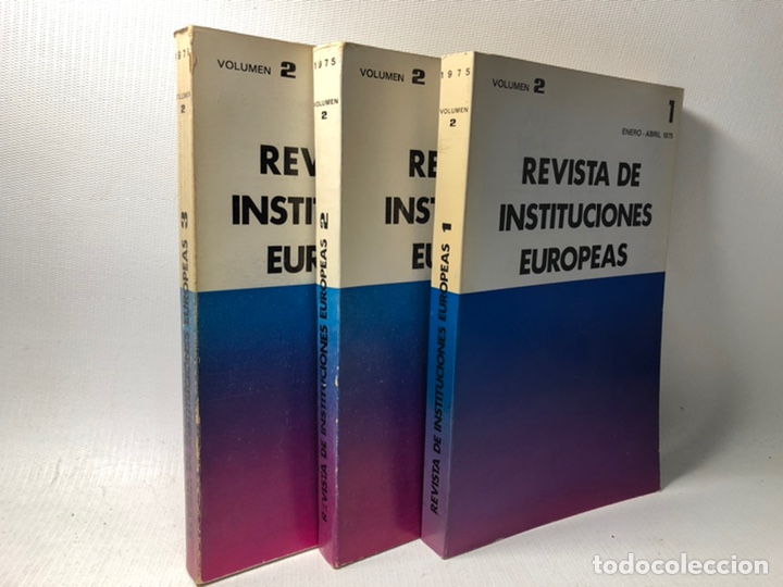 Coleccionismo de Revistas y Peri&oacute;dicos: REVISTA DE INSTITUCIONES EUROPEAS &middot;&middot;&middot;A&Ntilde;O 1975 &middot;&middot;&middot; 3 VOLS.