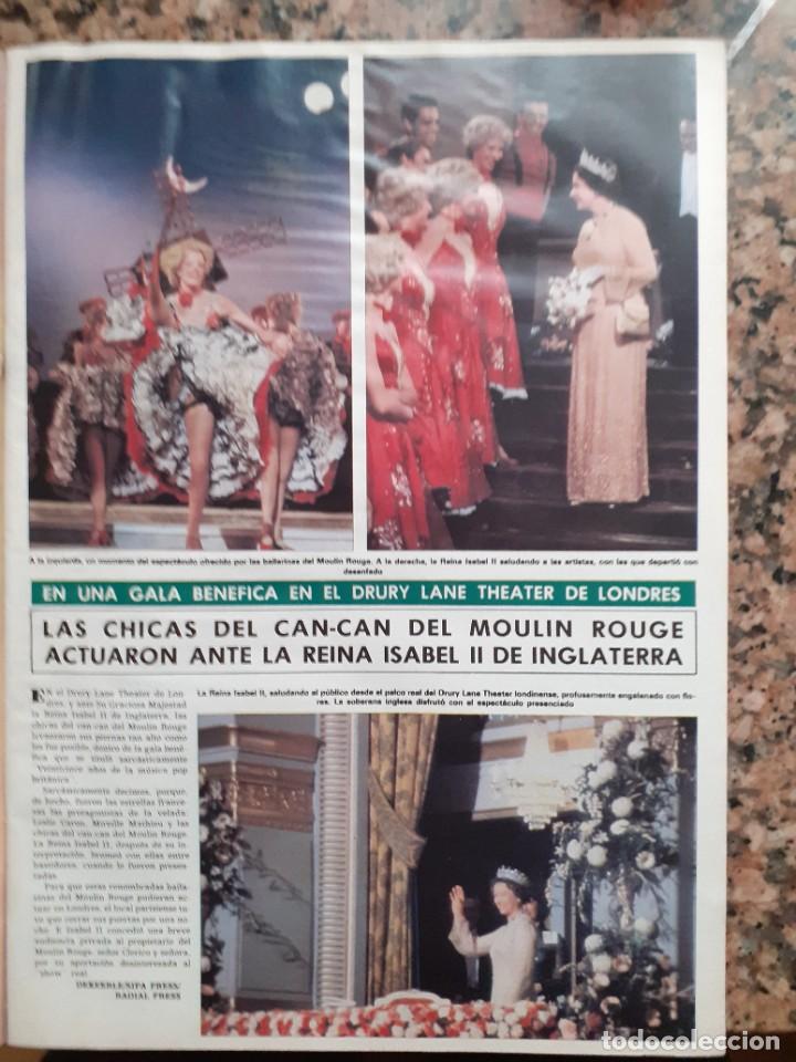 Sammeln von Zeitschriften und Zeitungen: ELIZABETH II isabel de inglaterra reina queen en el moulin rouge