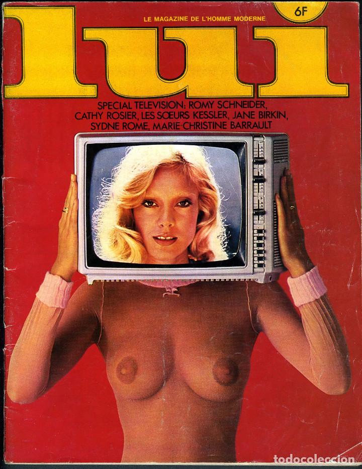 Coleccionismo de revistas y peri&oacute;dicos: LUI 145 - FEBRERO 1976 - EDICION FRANCESA - ROMY SCHNEIDER - LES SOEURS KESSLER