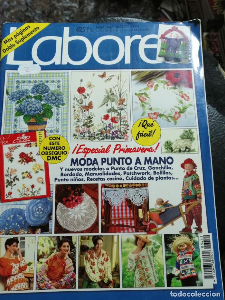 Collection Magazines and Newspapers: LABORES DEL HOGAR 442. PUNTO DE CRUZ. BORDADOS. BOLILLOS. PUNTO. PATCHWORK. MANUALIDADES