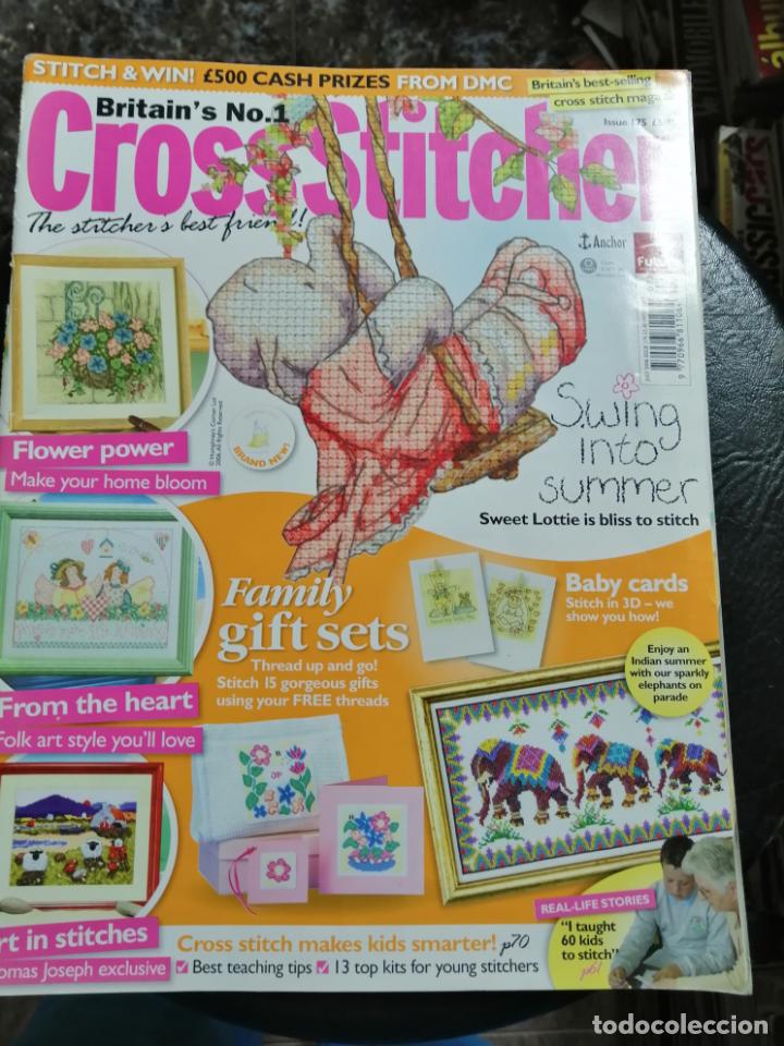 Collezionismo di Riviste e Giornali: CROSS STITCHER 7. PUNTO DE CRUZ. CUADROS. BABY CARDS. FAMILY GIFT SETS. FROM THE HEART. ART IN STITC