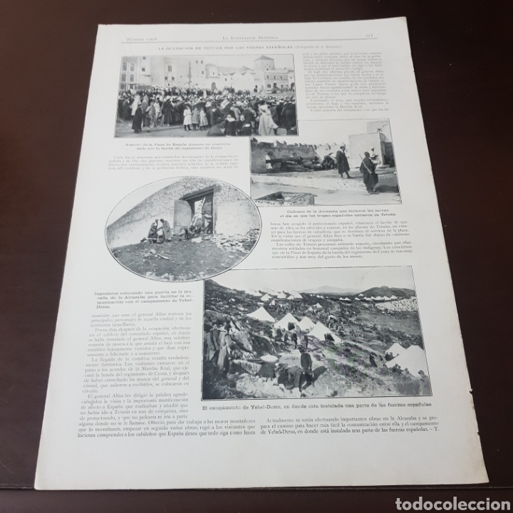 Collezionismo di Riviste e Giornali: OCUPACI&Oacute;N DE TETU&Aacute;N POR TROPAS ESPA&Ntilde;OLAS 1913