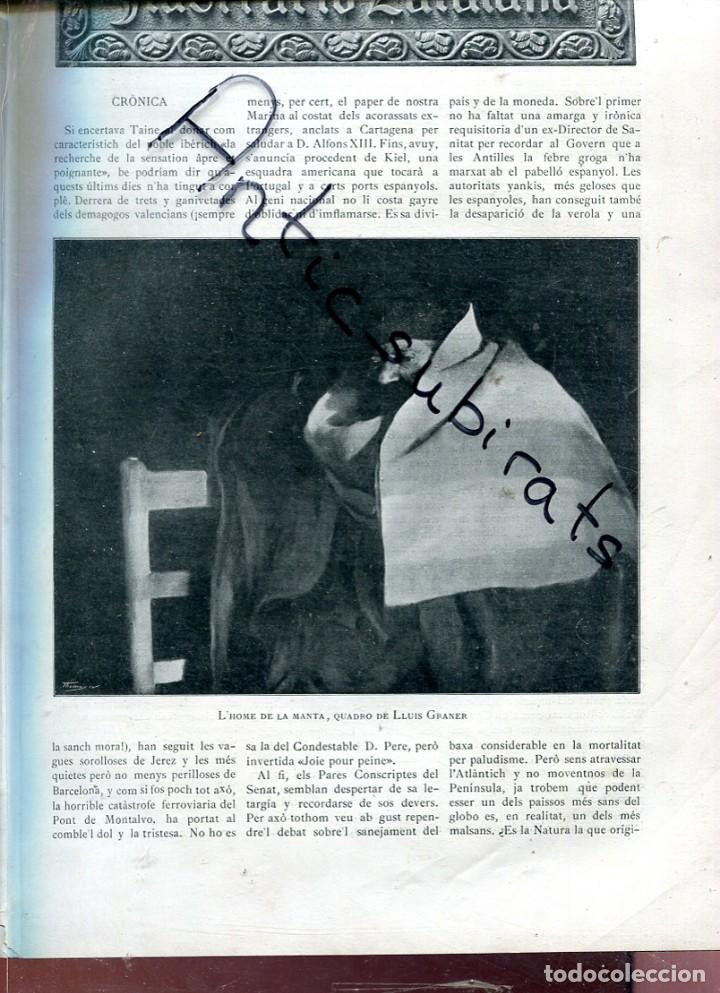 Collezionismo di Riviste e Giornali: REVISTA A&Ntilde;O 1903 LLUIS GRANER ARRUFI ANTONI ESTRUCH RIPOLL CAN FEU SABADELL MUEBLES JOAN BUSQUETS