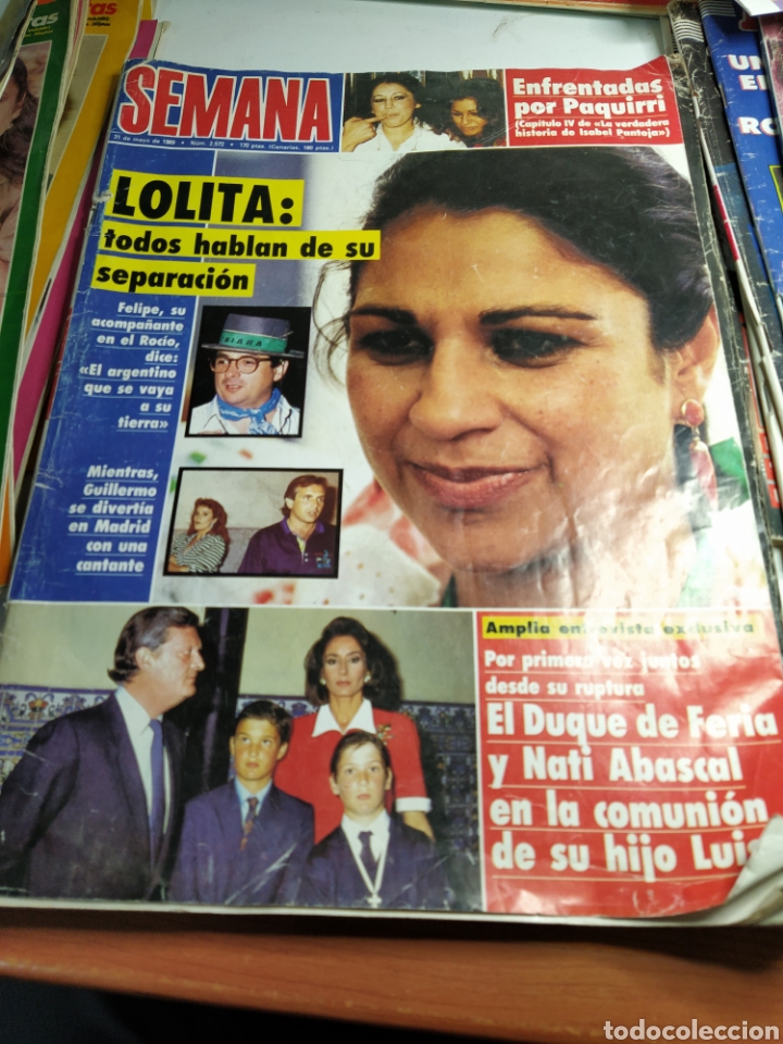 Coleccionismo de Revistas y Peri&oacute;dicos: Revista semana 2572 31-5-89