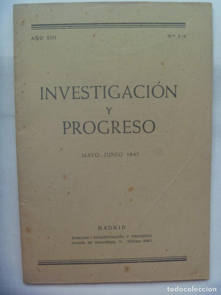 Coleccionismo de revistas y peri&oacute;dicos: INVESTIGACION Y PROGRESO, N&ordm; 5-61942: EXCAVACIONES EN AMPURIAS, ARQUITECTURA NAZI, HELENISMO, ETC