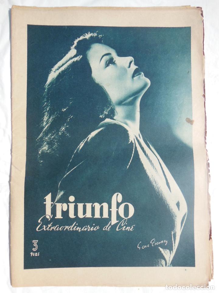 Colecionismo de Revistas e Jornais: TRIUNFO. Semanario Gr&aacute;fico. Extraordinaria de Cine. A&ntilde;o I, N&uacute;m 36