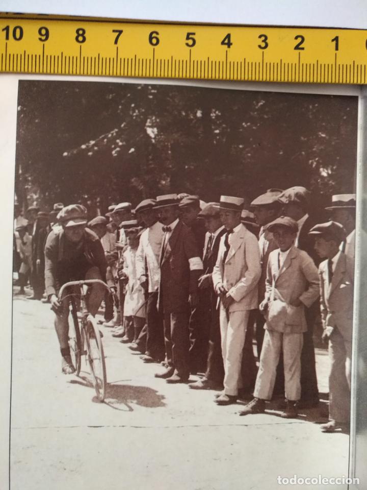 Coleccionismo de Revistas y Peri&oacute;dicos: antiguo recorte informacion grafica : ciclista a&ntilde;os 20 bicicleta de carreras
