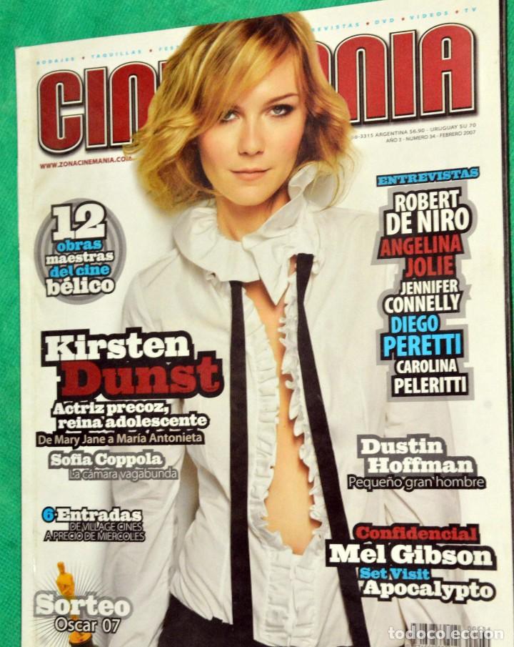 Coleccionismo de Revistas y Peri&oacute;dicos: KIRSTEN DUNST revista Robert De Niro ARGENTINA MAGAZINE