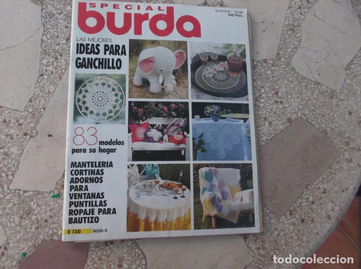 Coleccionismo de Revistas y Peri&oacute;dicos: ESPECIAL BURDA E130. IDEAS PARA GANCHILLO. ROPA PARA BAUTIZO. FINAS PUNTILLAS PARA PA&Ntilde;UELOS, MANTERE