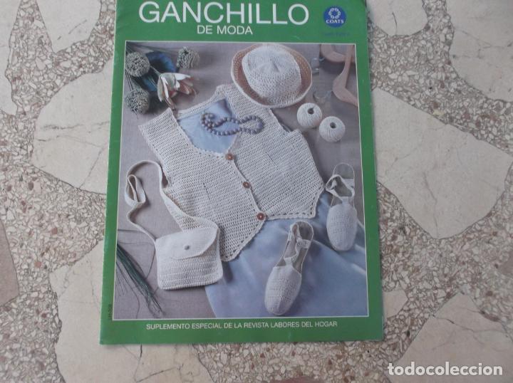 Coleccionismo de Revistas y Peri&oacute;dicos: SUPLEMENTO GANCHILLO DE MODA. GORRO, CHALECO, ZAPATILLAS, CAMISETAS, BOLSOS, PUNTILLA PARA BLUSA