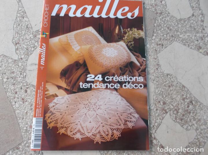 Coleccionismo de Revistas y Peri&oacute;dicos: MAILLES CROCHET N.1. 24 CREATIONS TENDANCE DECO. CHAMBRE ROMANTIQUE. FILET ANTIQUE. L'ART D'OFFIR.