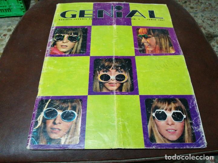 Coleccionismo de Revistas y Peri&oacute;dicos: Revista GENIAL N&deg; 5 a&ntilde;o 1967 juvenil femenina