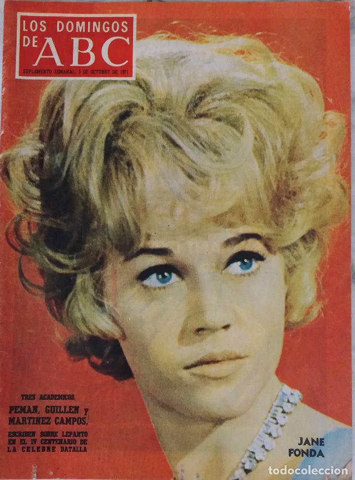 Coleccionismo de Revistas y Peri&oacute;dicos: ABC OCTUBRE 1971. JANE FONDA, MARIA MAHOR. REVISTA
