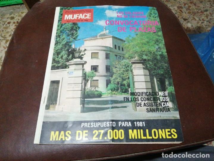 Coleccionismo de revistas y peri&oacute;dicos: Revista MUFACE N&deg; 11 a&ntilde;o 1980 Funcionarios civil del estado