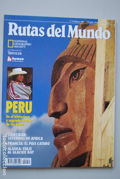 Coleccionismo de revistas y peri&oacute;dicos: REVISTA RUTAS DEL MUNDO N&Uacute;MERO-59-1995: PERU-ZANZIBAR-FRANCIA-ALASKA