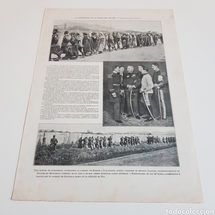Collection Magazines and Newspapers: LA REPRESION DE LA REVELION DE FEZ 1912 MARRUECOS