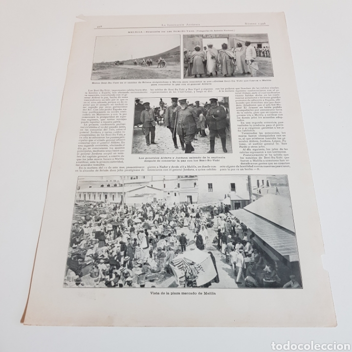 Collection Magazines and Newspapers: MELILLA 1912 - SUMISION DE LOS BENI - BU - YAHI CAMPA&Ntilde;A DE MARRUECOS