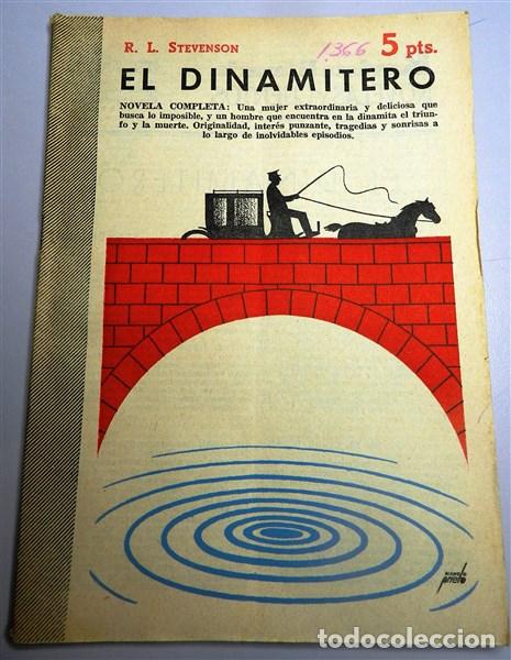 Coleccionismo de Revistas y Peri&oacute;dicos: STEVENSON, Robert Louis. El dinamitero : Novela completa (Revista Literaria Novelas y Cuentos ; 1366