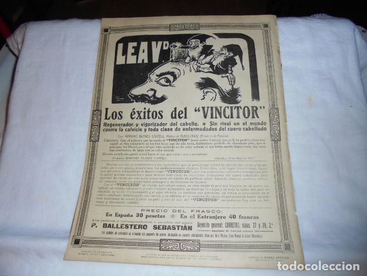 Coleccionismo de Revistas y Peri&oacute;dicos: PUBLICIDAD REGENERADOR Y VIGORIZADOR DEL CABELLO VINCITOR.HOJA REVISTA MUNDO GRAFICO 1912
