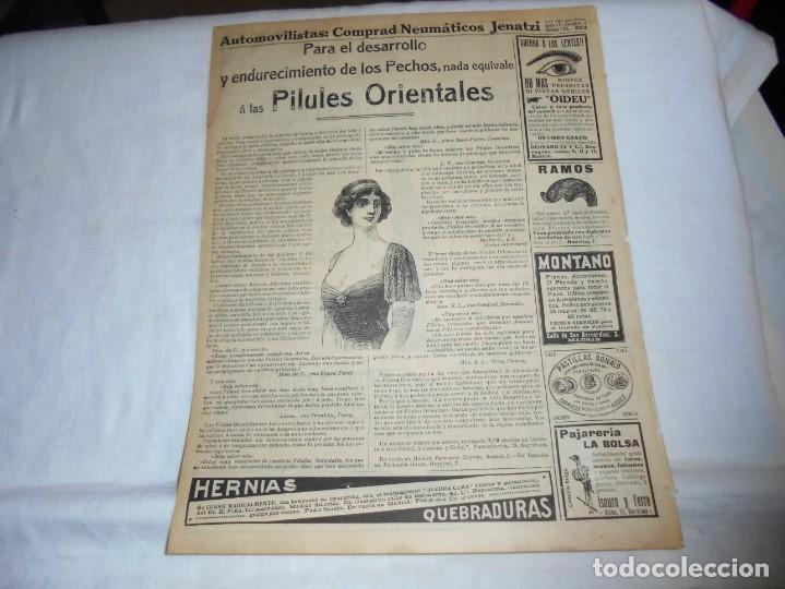 Coleccionismo de Revistas y Peri&oacute;dicos: PUBLICIDAD PILULES ORIENTALES/LOCIONES PIVER/BICICLETA RALEIGH.HOJA REVISTA MUNDO GRAFICO 1912