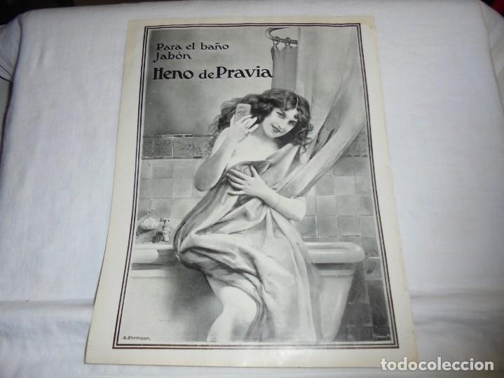 Coleccionismo de Revistas y Peri&oacute;dicos: PARA EL BA&Ntilde;O JABON HENO DE PRAVIA.HOJA REVISTA MUNDO GRAFICO 1912