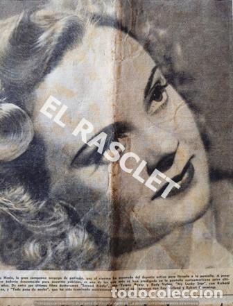 Collezionismo di Riviste e Giornali: 2 HOJAS DEL PERIODICO EL DESTINO DE ABRIL DE  1940