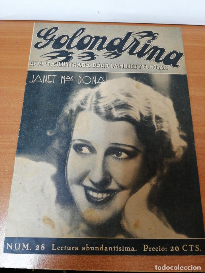 Coleccionismo de Revistas y Peri&oacute;dicos: REVISTA ILUSTRADA PARA LA MUJER Y EL HOGAR ( GOLONDRINA ) N&ordm; 28