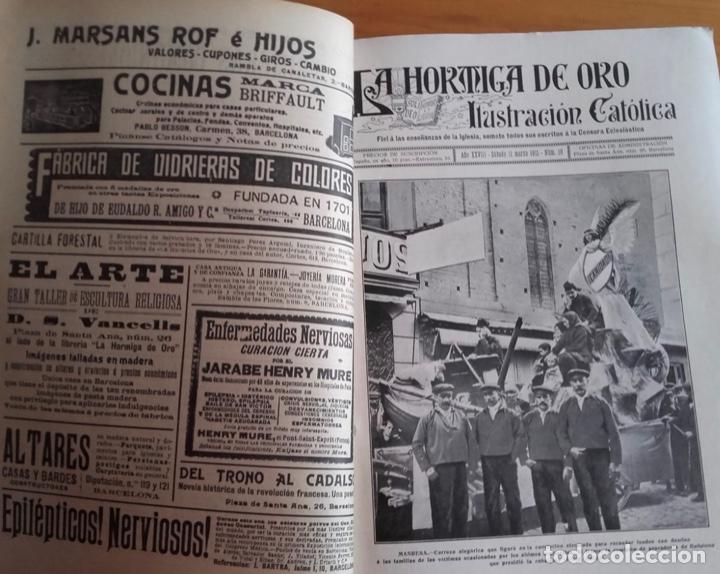 Collection Magazines and Newspapers: ILUSTRACION CATOLICA-   LOTE DE 11  REVISTAS-     BARCELONA-   A&Ntilde;O  1.911