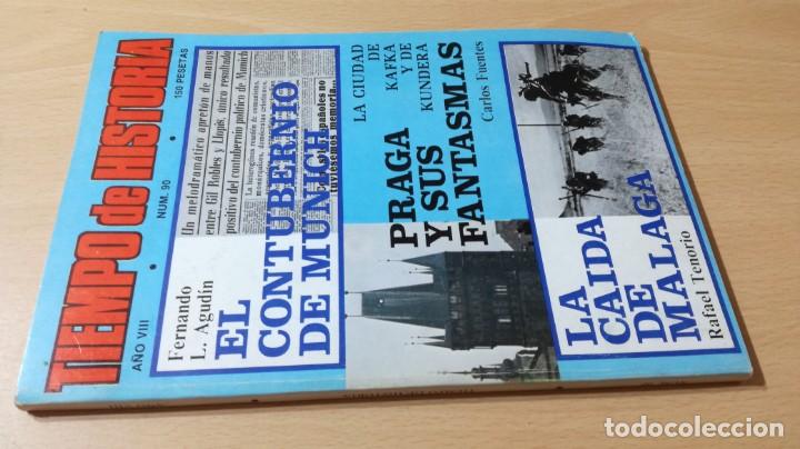 Collection Magazines and Newspapers: TIEMPO DE HISTORIA A&Ntilde;O VIII  90 PRAGA Y SUS FANTASMAS - CAIDA MALAGA -CONTUBERNIO MUNICH - 		K105