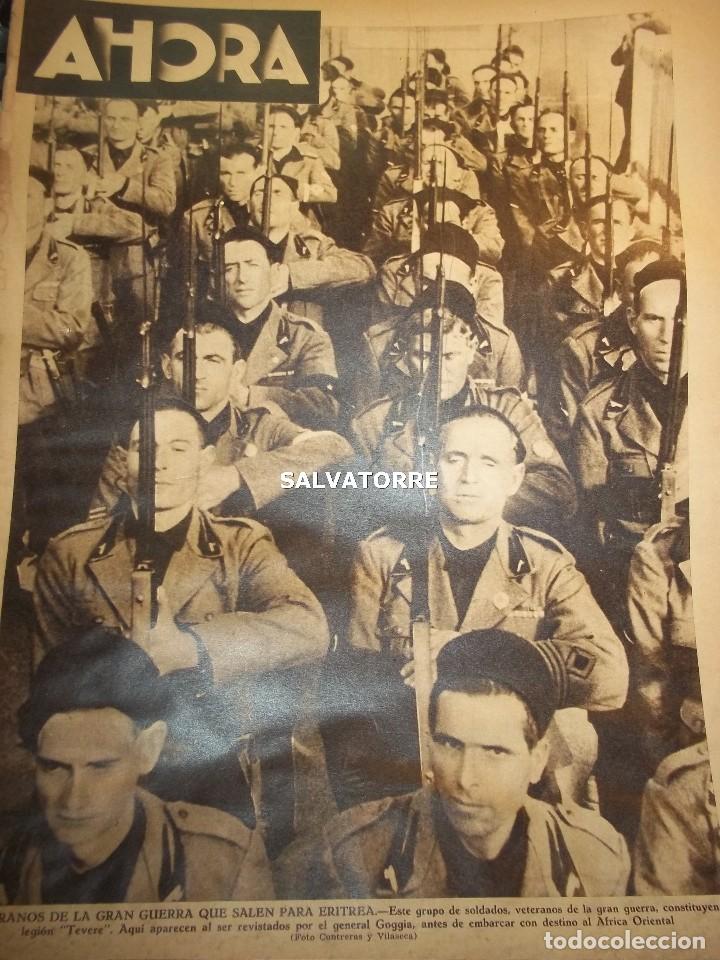 Coleccionismo de Revistas y Peri&oacute;dicos: DIARIO PERIODICO AHORA.1 ENERO 1936.ERITREA.AZORIN.A&Ntilde;O NUEVO MADRID.REPUBLICA ESPA&Ntilde;OLA