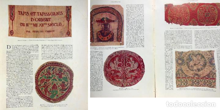 Colecionismo de Revistas e Jornais: Art&iacute;culo Revista L'Illustration : TAPIS ET TAPISSERIES D'ORIENT DE HAUTE &Eacute;POQUE. 1934. CARNOT F